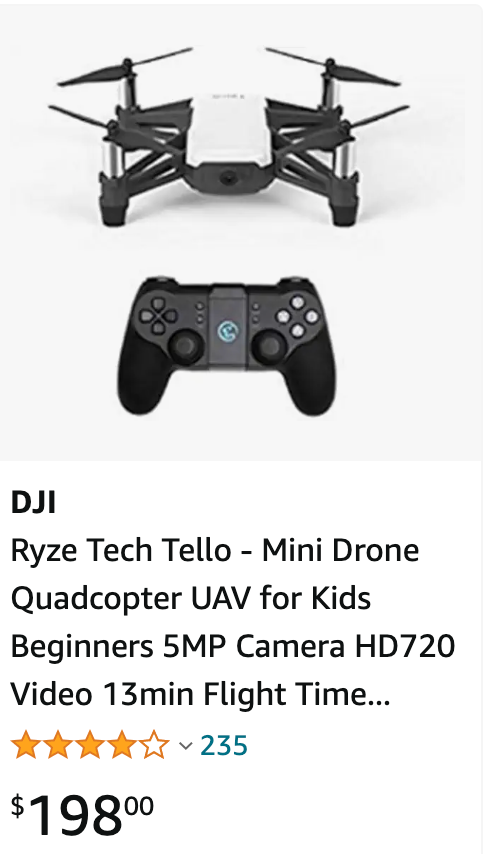 best mini drones: Ryze Tech Tello